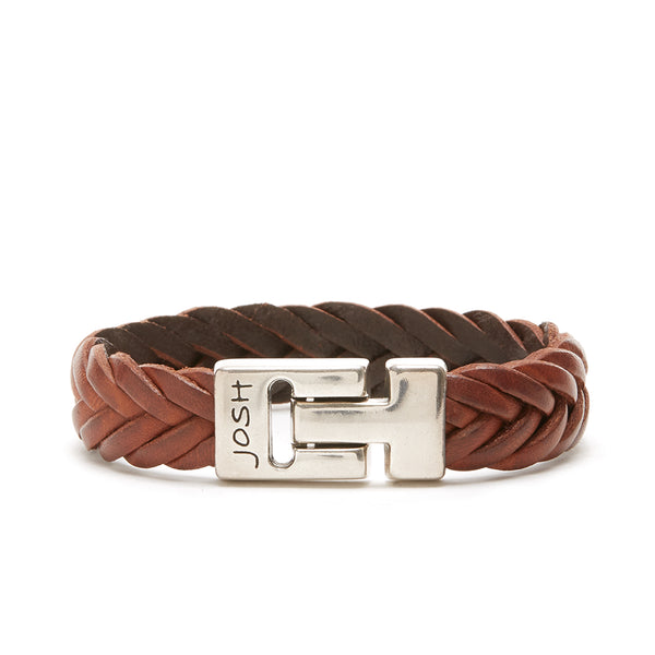 Josh Armband Heren Cognac 24001-BRA-COG (19.50 cm)