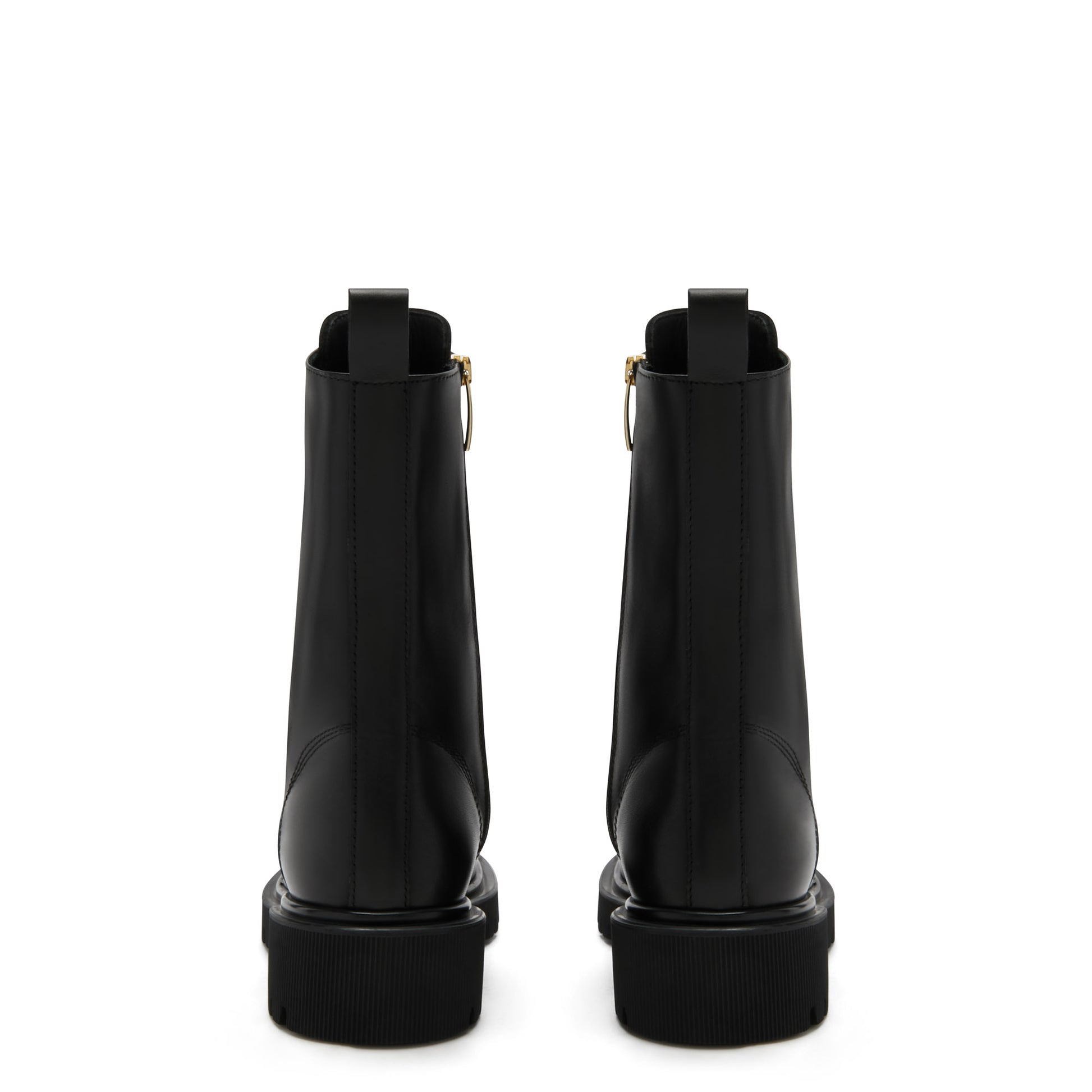 Isabel Bernard Vendôme Myrthe Black Calfskin Lace-up boots IB53008-01-36