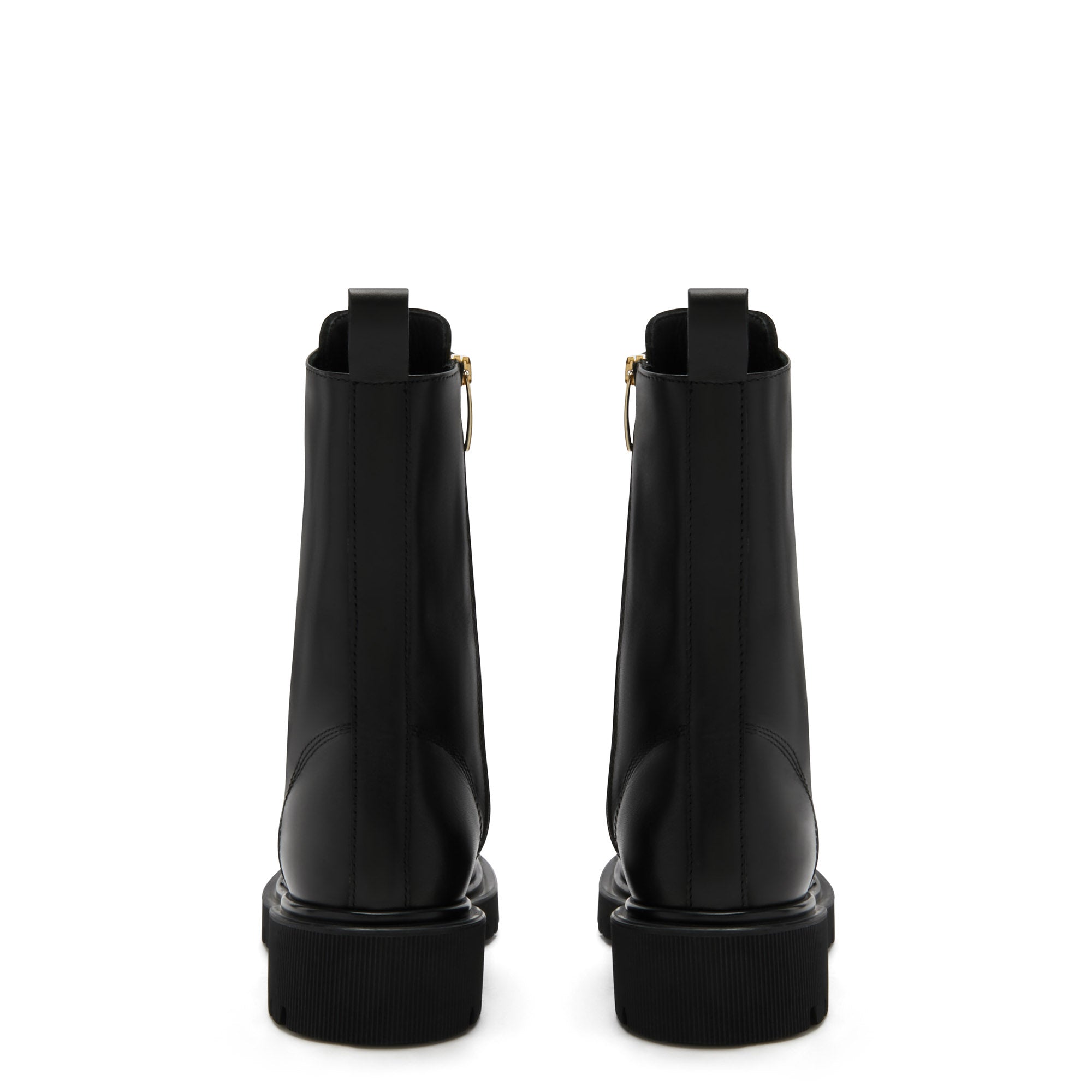 Isabel Bernard Vendôme Myrthe Black Calfskin Lace-up boots IB53008-01-36