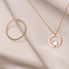 Isabel Bernard Belleville Nova 14 Carat Golden Necklace IB340029 (Length: 40.00-45.00 cm)