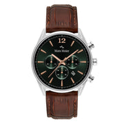 Mats Meier Grand Cornier Chrono Groen/Bruine Horloge MM00121