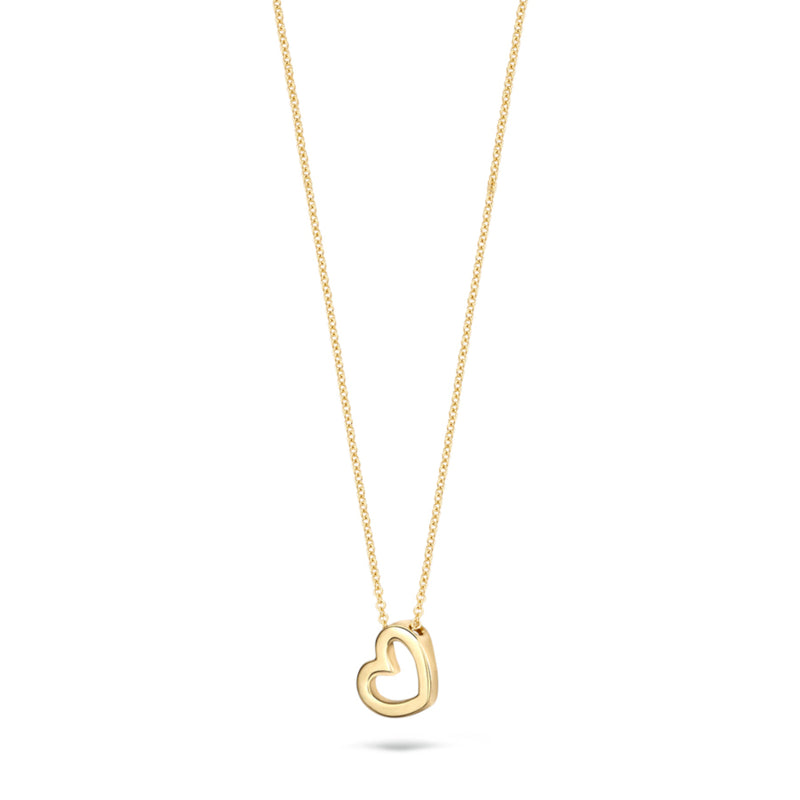 Blush 14 Karaat Gouden Ketting3081YGO (Lengte: 42.00 cm)-zoom-