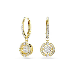 Swarovski Una Sparkling Dc Gold-Tone Earrings 5758095