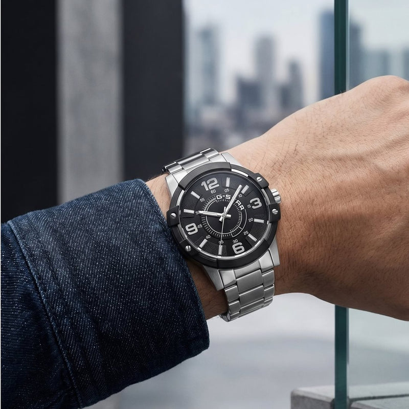 G-STAR Constructed Zilveren Herenhorloge GSW.506.06-zoom-