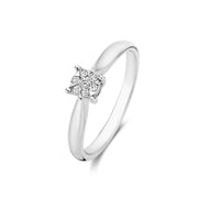Isabel Bernard De la Paix Hanaé 14 karaat witgouden ring | diamant 0.08 ct | IBD330009-50