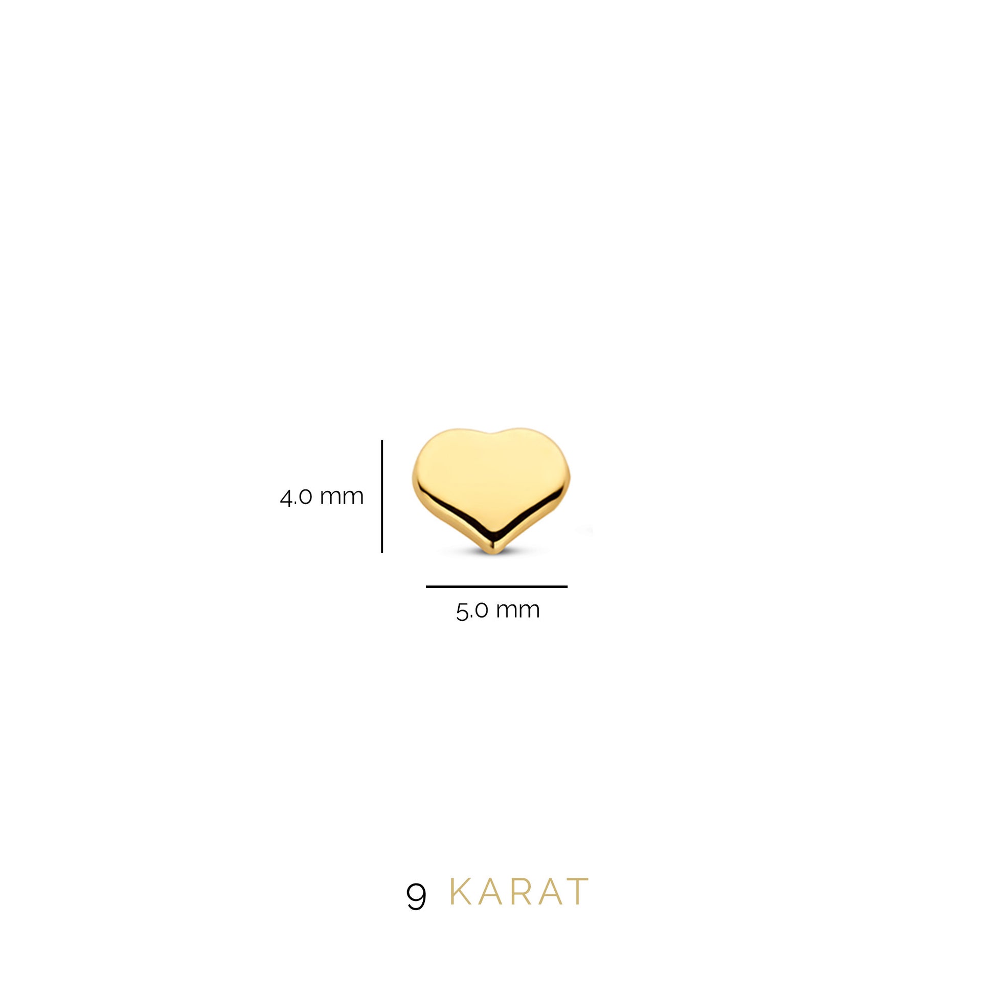 Beloro Jewels Della Spiga 9 carat gold Ear Studs BO360006