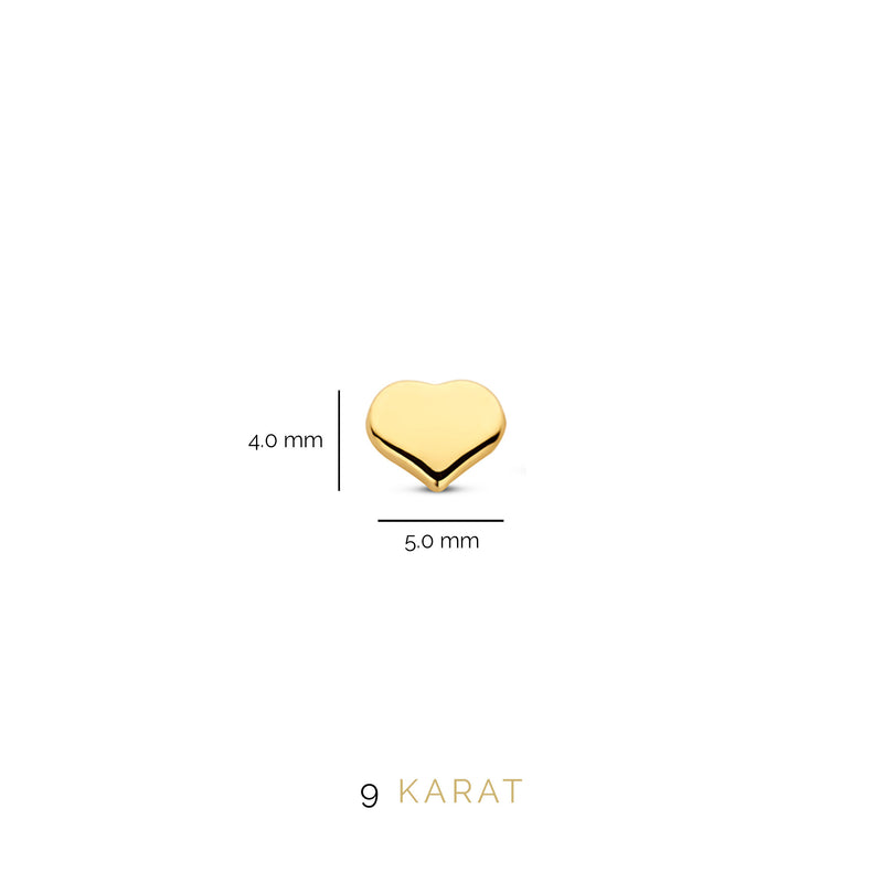 Beloro Jewels Della Spiga 9 karaat oorknoppen BO360006-zoom-