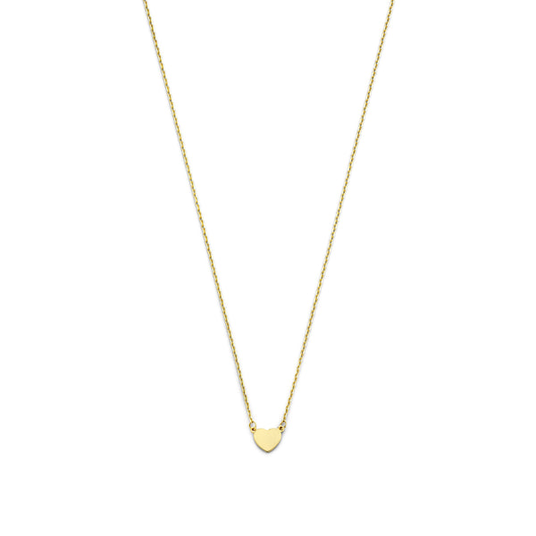 Belleville Amore 14 karaat gouden ketting met hartje