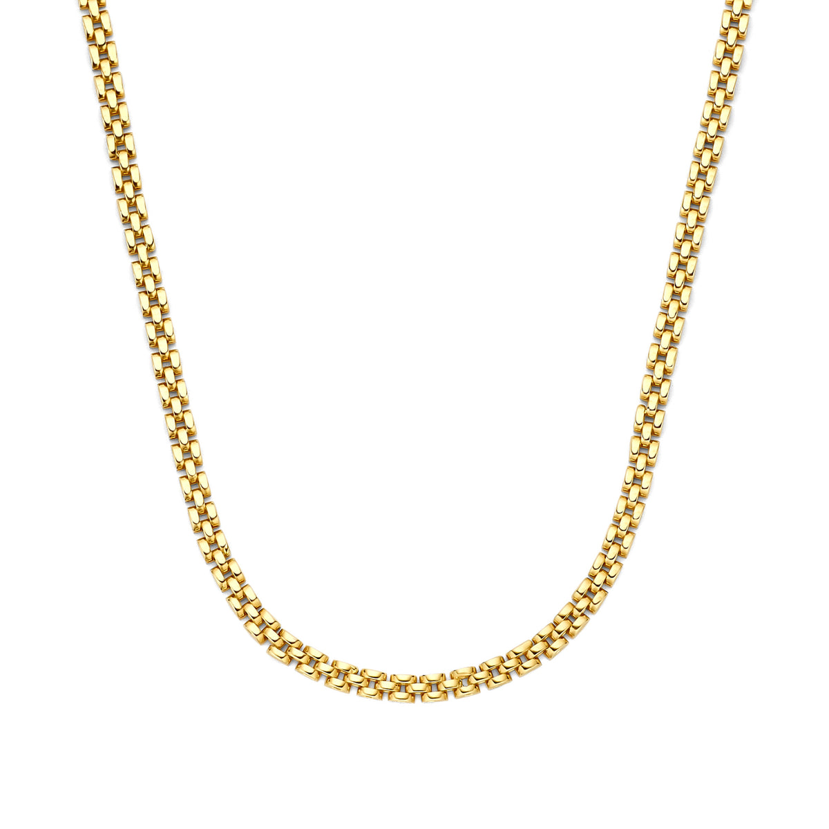 Isabel Bernard Aidee Rosine 14 Carat Golden Schakel Necklace IB340164