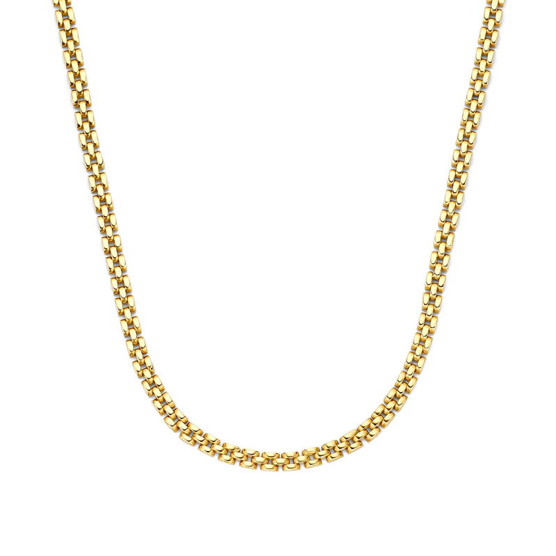 Isabel Bernard Aidee Rosine 14 Karaat Gouden Schakelketting IB340164-zoom-
