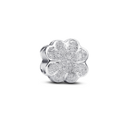 Pandora Moments 925 Sterling Silver Textured Four-Leaf Clover Mini Charm 794047C00