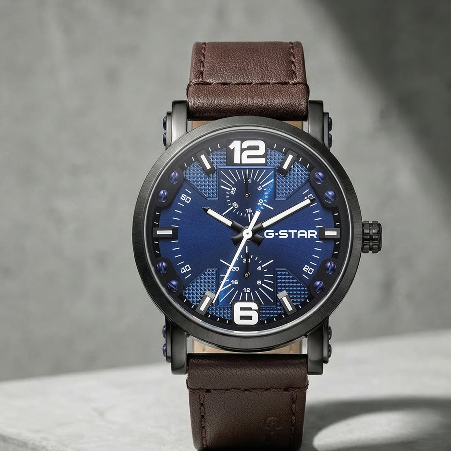 G-STAR Rovic Black with Blue Dial Men's Watch GSW.509.04