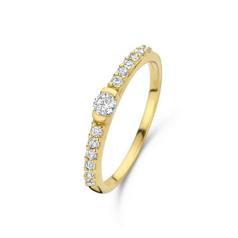 Parte Di Me Santa Maria della Base 925 sterling zilveren gold plated ring PDM33026-60-zoom-