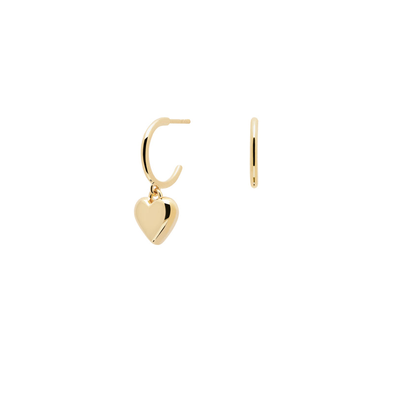 P D Paola Engrave Me 925 Sterling Silver Gold-coloured L'Absolu Earrings Gold Plated AR01-364-U-zoom-