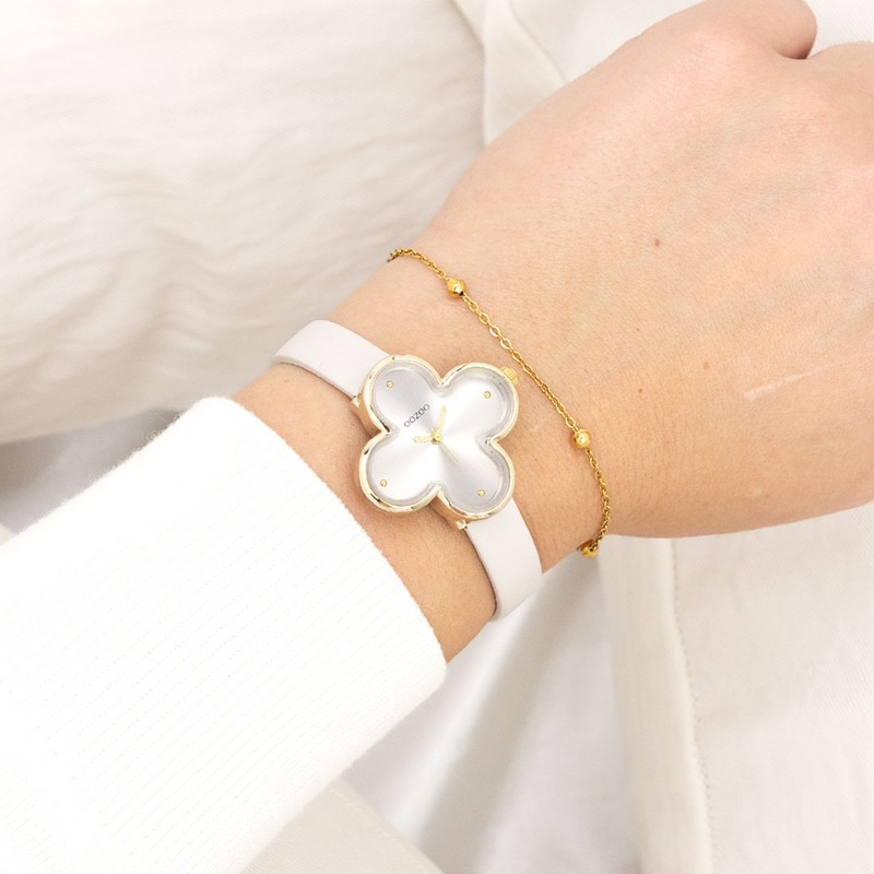 OOZOO Timepieces Moonbeam Clover Women's Watch C11521-zoom-