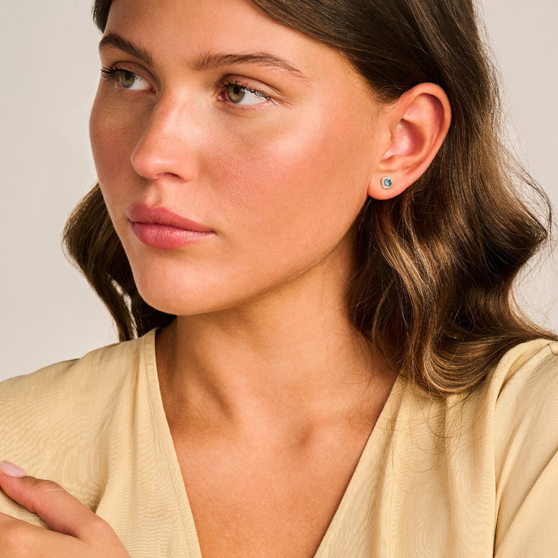 Blush 14 Karaat Gouden Oorknoppen 7629YDL-zoom-