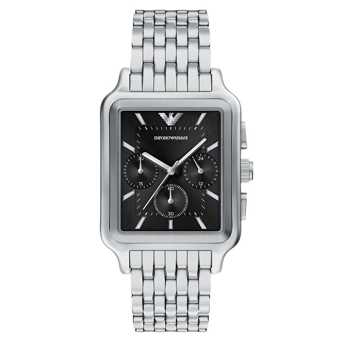 Emporio Armani Rectangular Black Dial Watch AR11751