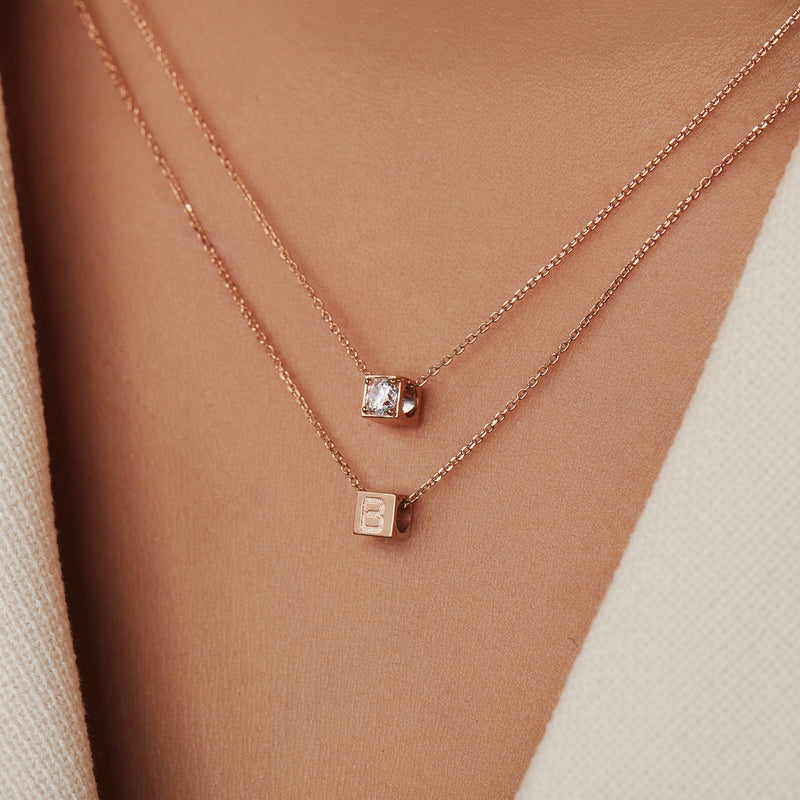 Isabel Bernard La Concorde Nicole 14 Karaat Rosé Gouden Collier IB340120-zoom-