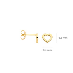 Blush 14 karat gold Ear Studs 7360YGO