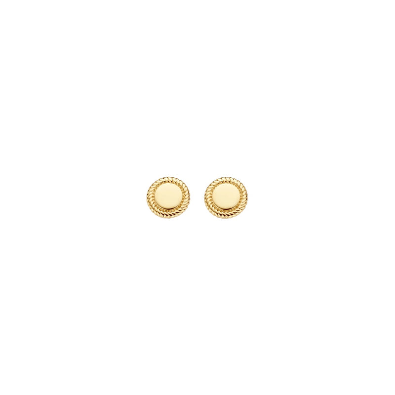 Blush 14 karaat Gouden Oorknoppen 7350YGO-zoom-