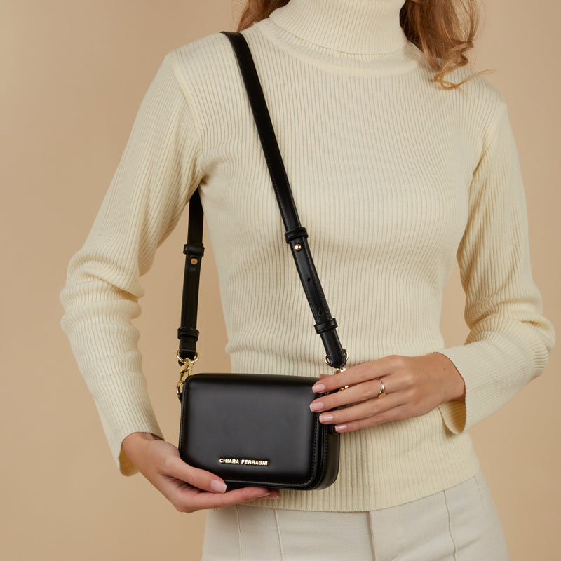 Chiara Ferragni Black Crossbody bag 75SB4BK2-ZS959-899-zoom-