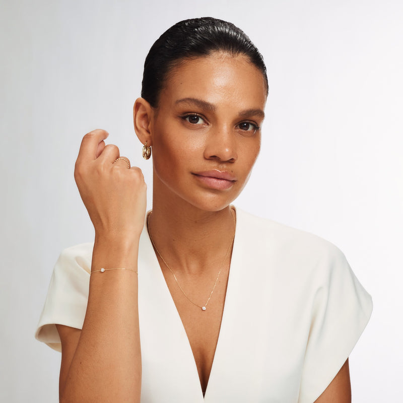 Isabel Bernard Cadeau D'Isabel 14 Karaat Gouden Collier en Armband Giftset IB90029-zoom-