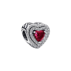 Pandora Timeless 925 Sterling Silver Heart Charm 799218C02