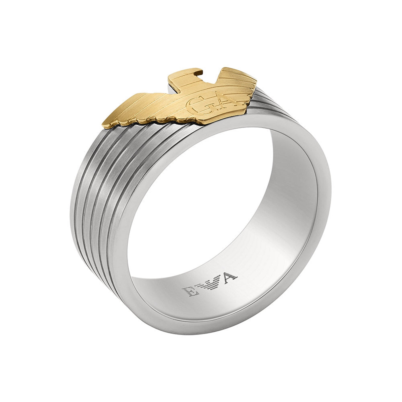 Eagle Logo Silver-coloured EGS3076040-9 Ring EGS3076040-10