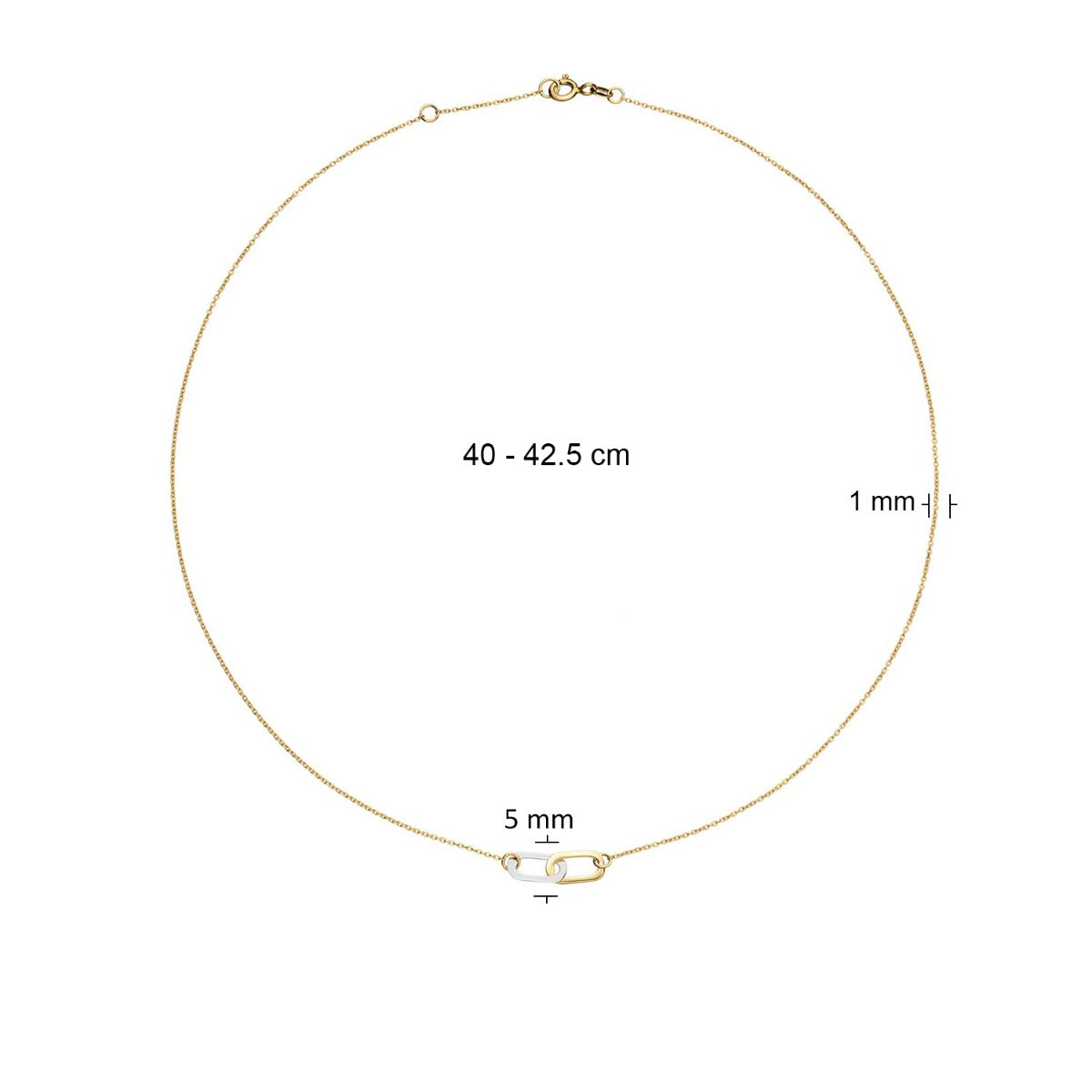 Jackie Gold Cannaregio 14 Karat Gold Necklace JKN24.482