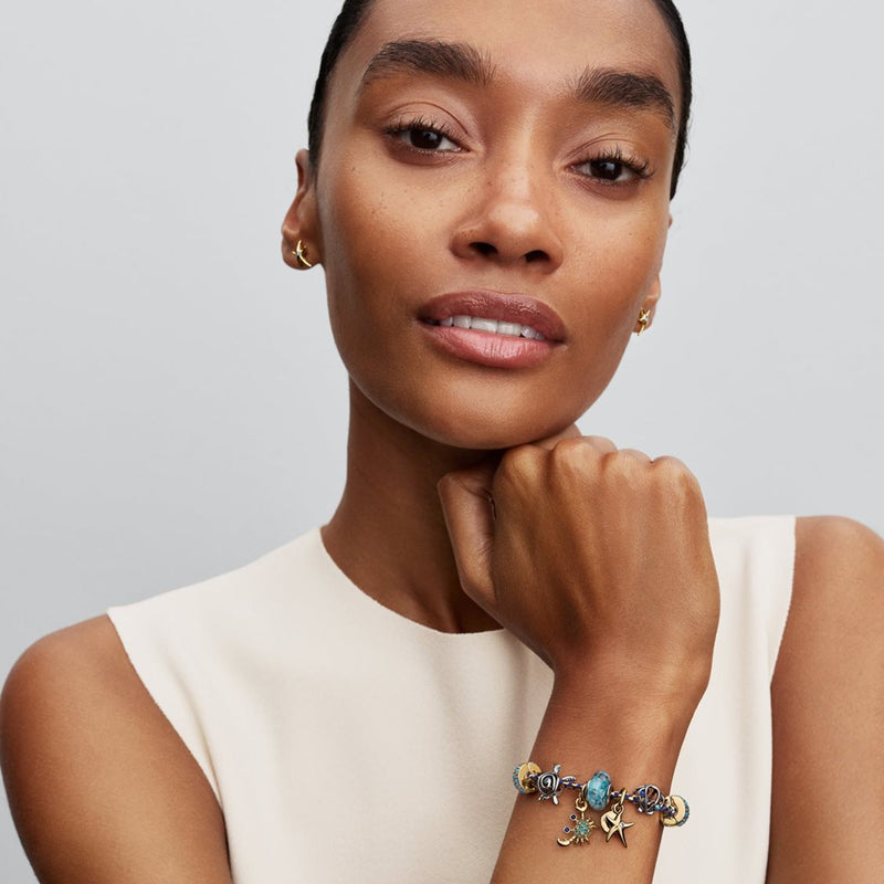 Pandora Moments Verguld Krab Hangende Bedel 764684C01-zoom-