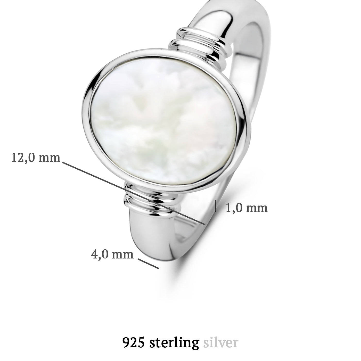 Parte Di Me 925 Sterling Zilveren Brioso Cortona Donna Ring PDM1328099-50