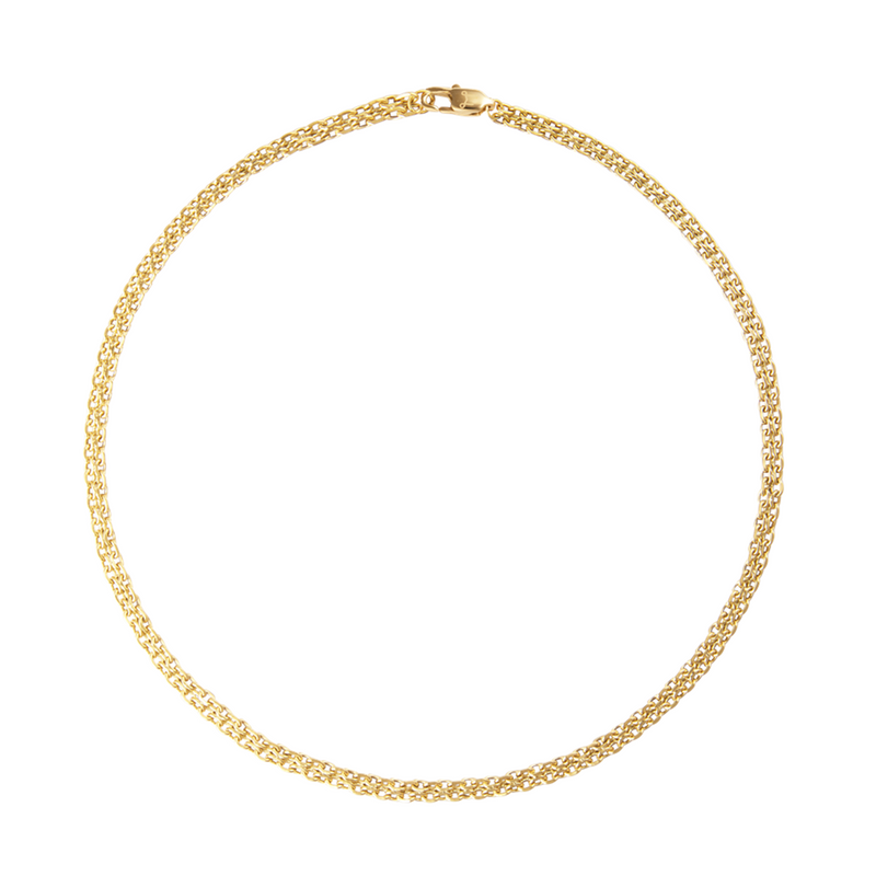 Mockberg Gold Plated Darling Necklace MO235-zoom-