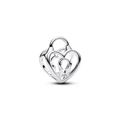 Pandora Moments 925 Sterling Silver Openwork Heart Padlock Charm 794358C00