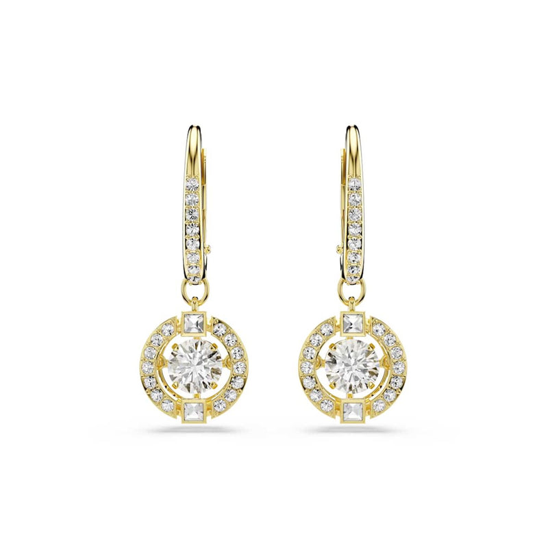 Swarovski Una Sparkling Dc Goudkleurige Oorbellen 5758095-zoom-