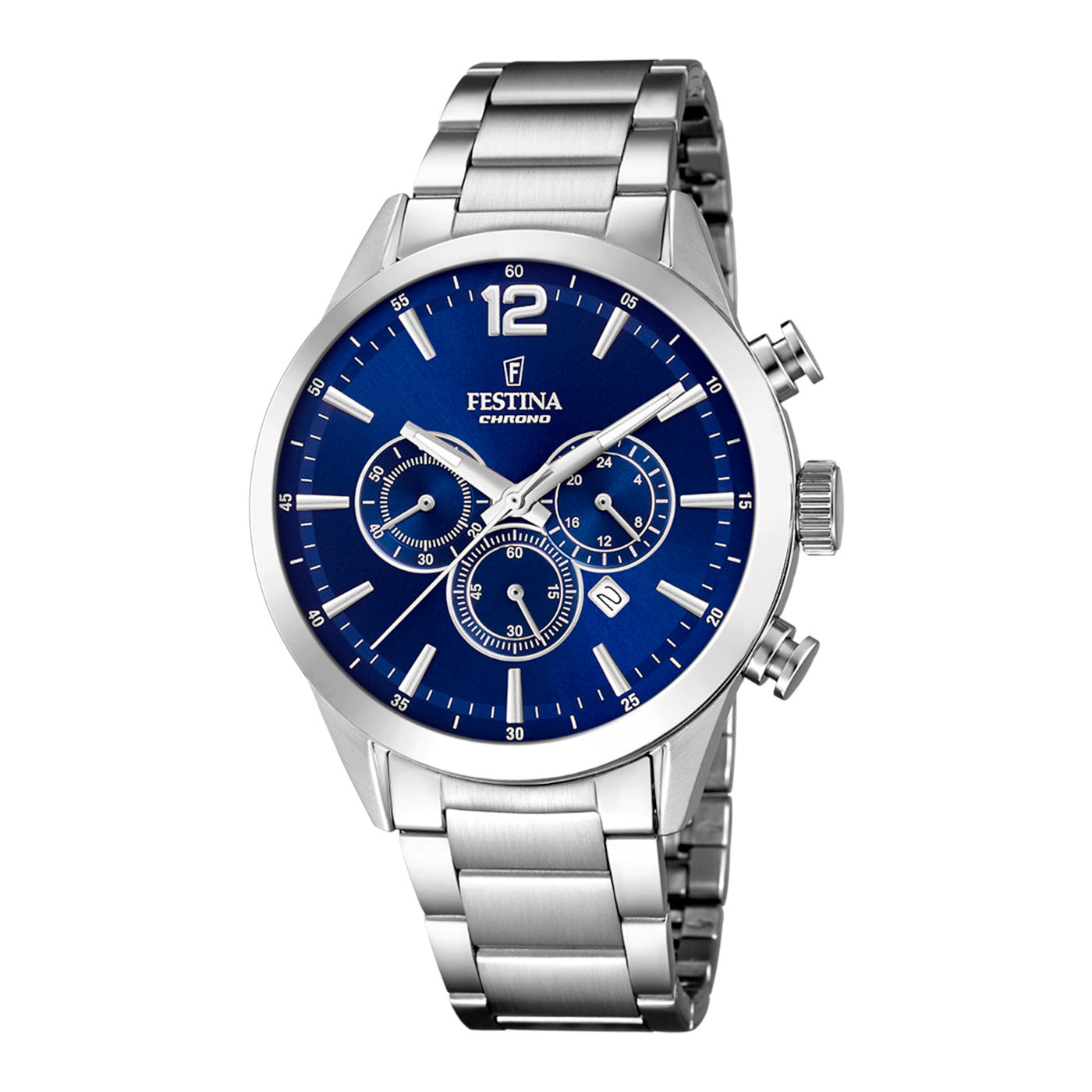 Festina Timeless Chrono Silver Watch F20343/7