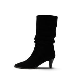Isabel Bernard Vendôme Margot Black Suede Boots IB54005-101-37