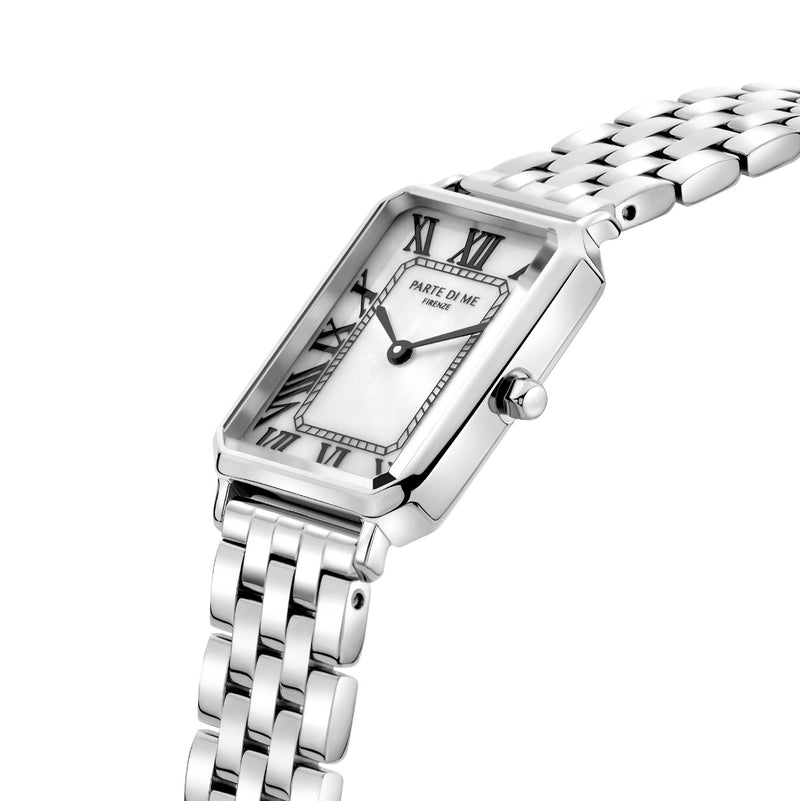 Parte di Me Orologio rectangular Dames Horloge Zilverkleurige PDM09024-zoom-