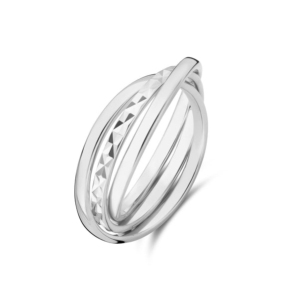 Parte di Me Ponte Vecchio Lucilla 925 Sterling Zilveren Ring met Diamond Cut PDM33073