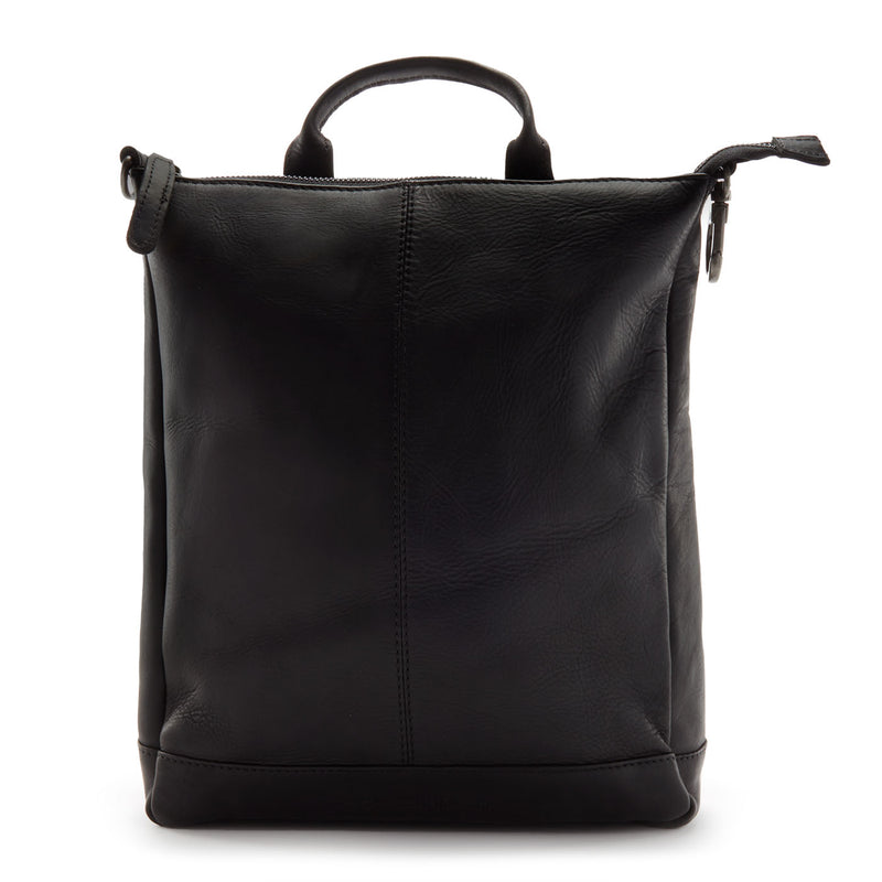 The Chesterfield Brand Saar Black Leather Backpack C58.026100-zoom-