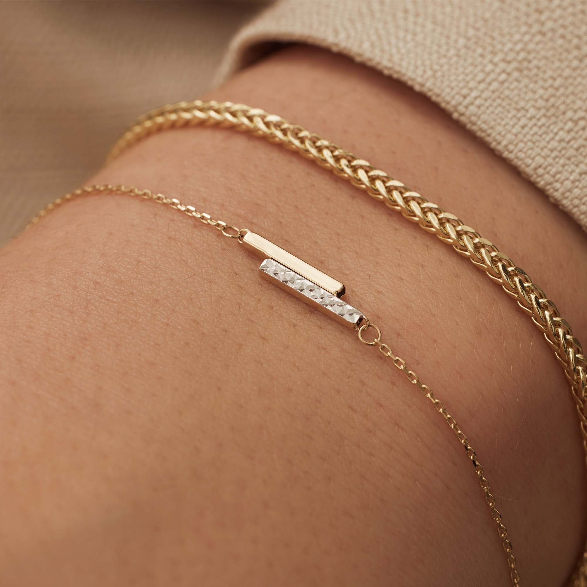 Isabel Bernard Le Marais Alice 14 Carat Golden Bracelet IB320119