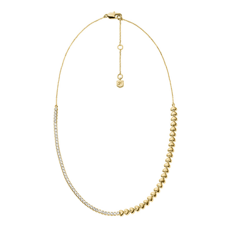 Fossil Sutton Brass Women's Necklace JA7302710-zoom-