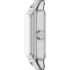 Fossil Raquel Rectangular White Dial Watch ES5469