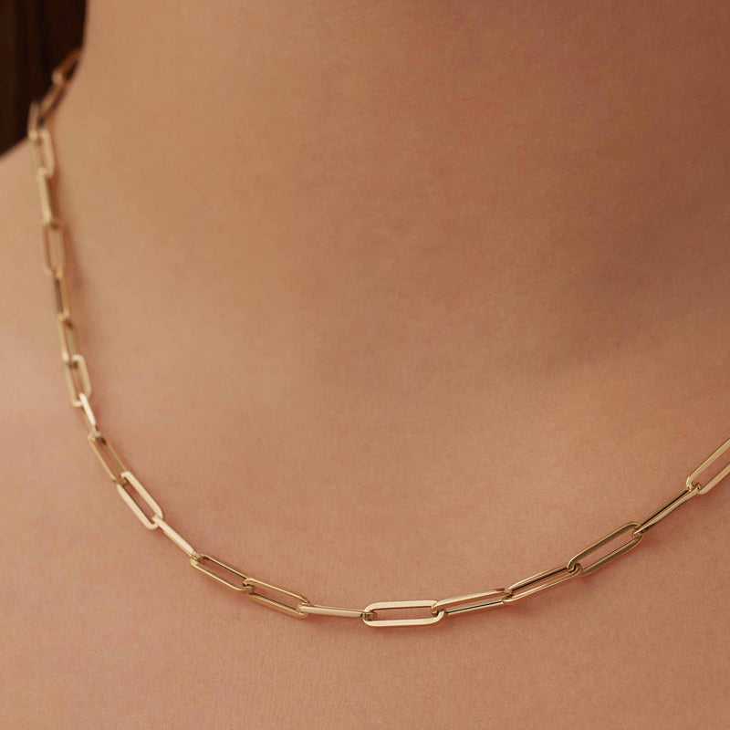 Isabel Bernard Aidee Odile 14 Karaat Gouden Schakelketting IB340160-zoom-
