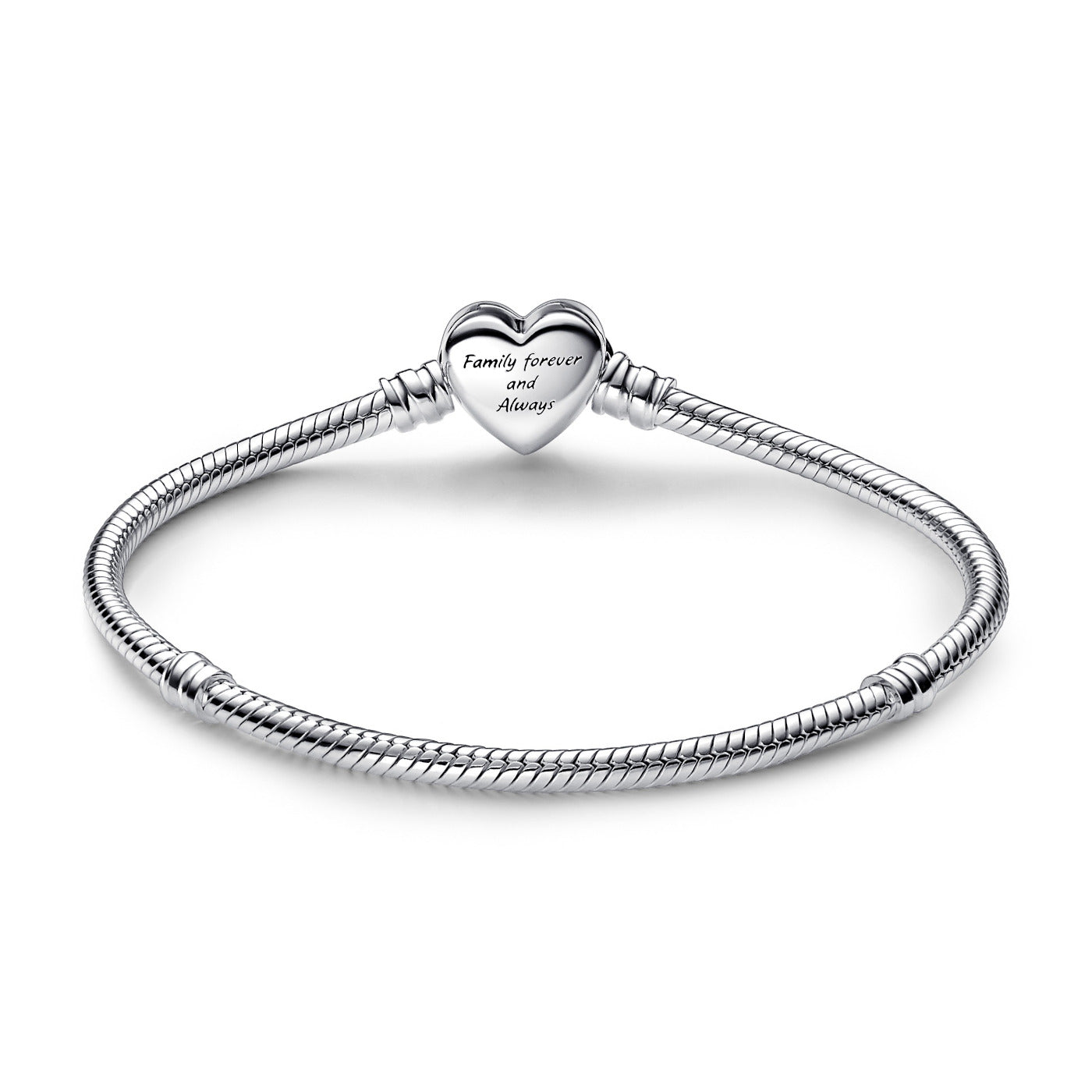 Pandora Moments 925 Sterling Silver Sparkling Infinity Heart Clasp Bracelet 592645C01-20