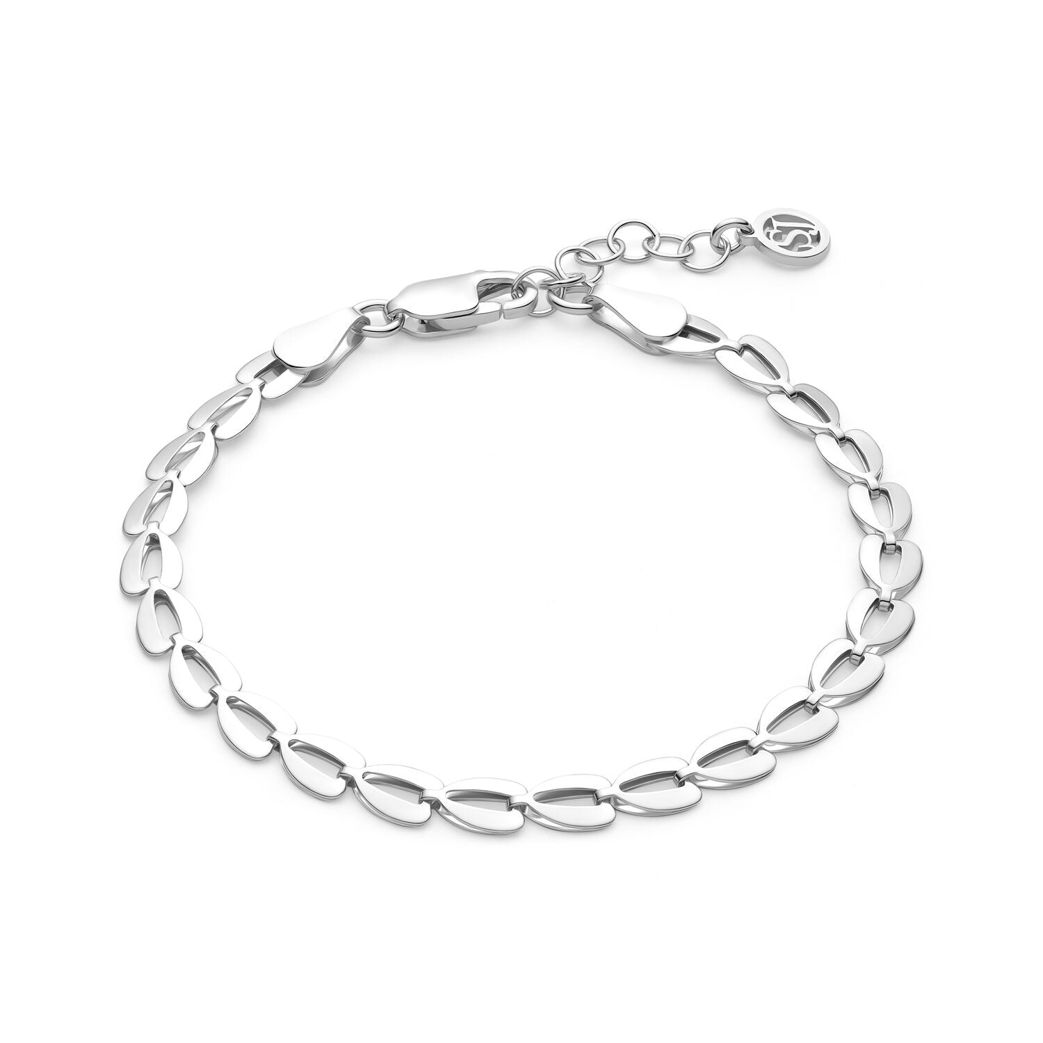 Sif Jakobs 925 Sterling Silver Heartbeat Bracelet SJ-B2752
