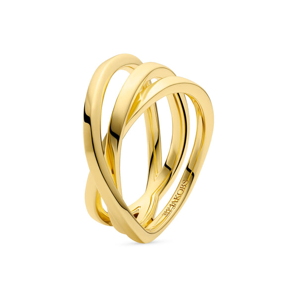 Sif Jakobs Vergulde Spirale Pianura Ring SJ-R2590-YG