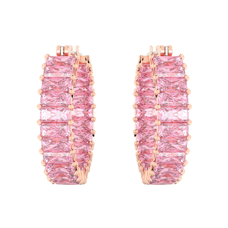 Swarovski Matrix Rosegold coloured Earrings 5657726-zoom-