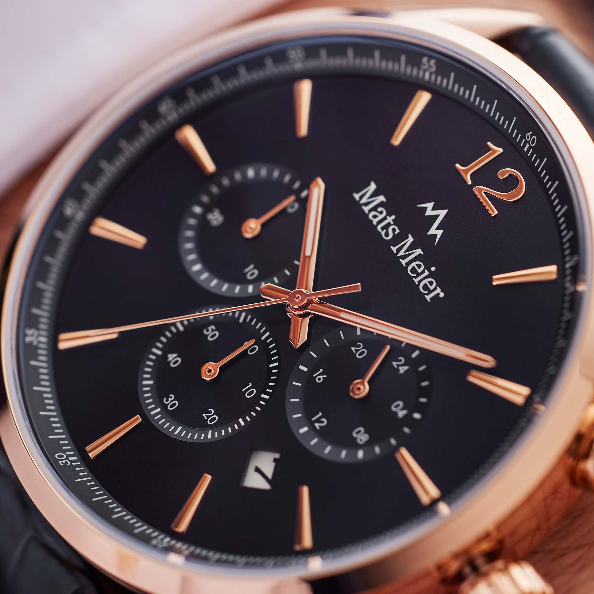 Mats Meier Grand Cornier Blue Chrono Watch MM00131