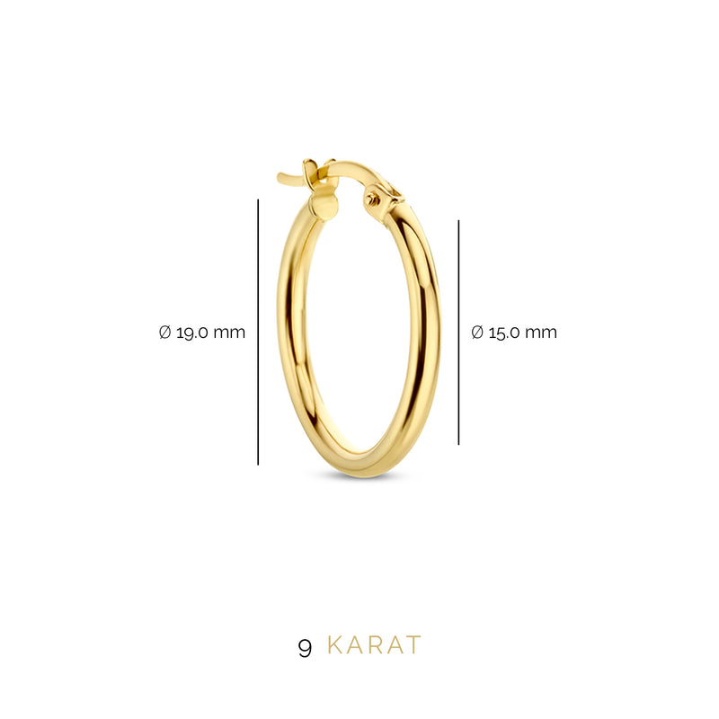 Beloro Jewels La Rinascente Chiara 9 karaat oorringen BO360016-zoom-