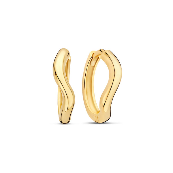 Beloro Jewels La Rinascente Mathilde 9 karaat oorringen (9,6 mm) BO360109